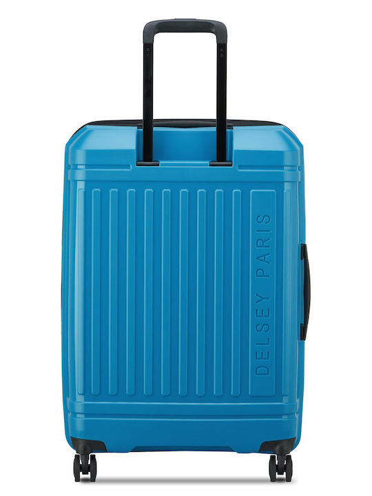 Delsey Lutece SE Medium Hard Suitcase Peacock with 4 Wheels Height 69cm