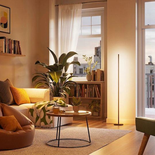 Nanoleaf LED-Stehleuchte mit RGBW-Licht 1700 lm Schwarz