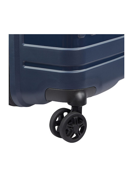 Delsey Lutece SE Valiză Mare De Călătorie Dură Albastru Marin Cu 4 Roți Înălțime 81 Cm