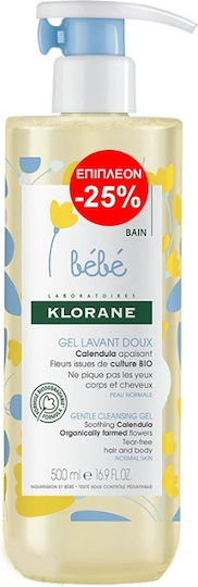 Klorane Cleansing Gel 500ml with Pump