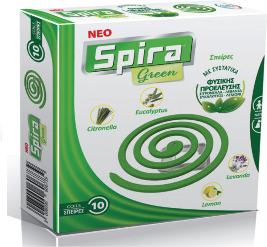 Spira Green Φιδάκι για Κουνούπια 10 σπείρες
