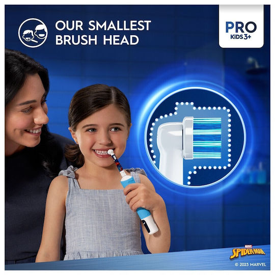 Oral-B Spiderman Children's Electric Toothbrush With Chronograph For 3+ Years
