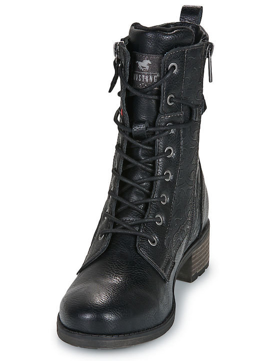 Stiefeletten Damen Schwarz
