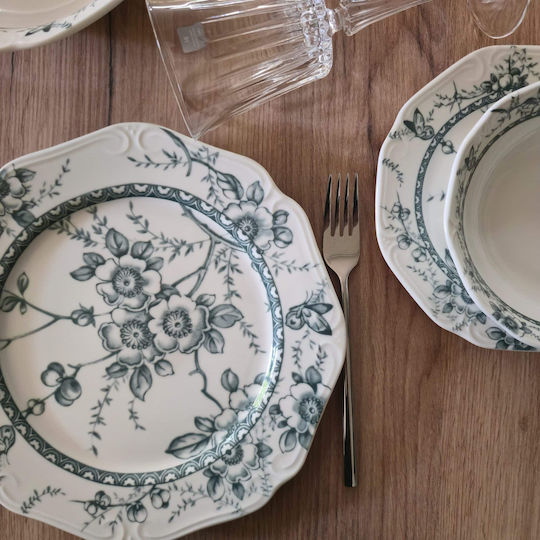 Oriana Ferelli White Porcelain Dinnerware Set 40pcs