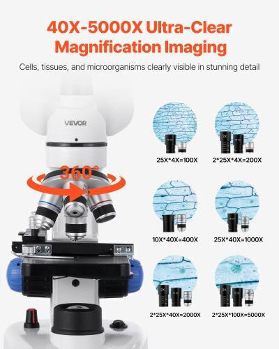 Vevor Digital Trinocular Microscope