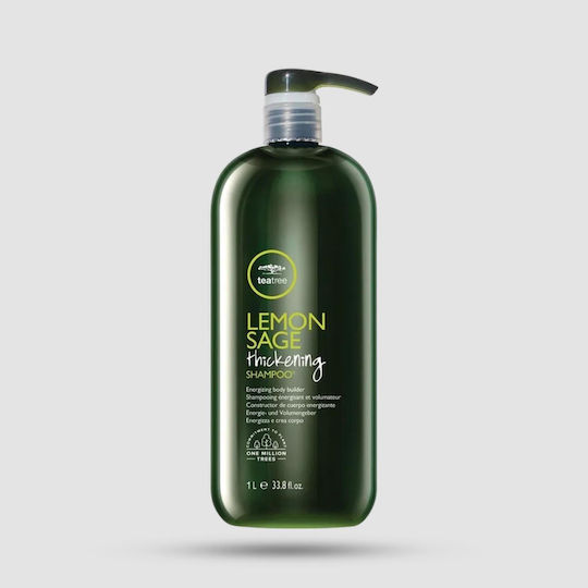 Paul Mitchell Tea Tree Lemon Sage Thickening Shampoos Reconstruction/Nourishment & Shine for Fragile, Αντι-Θραύση Hair 1000ml