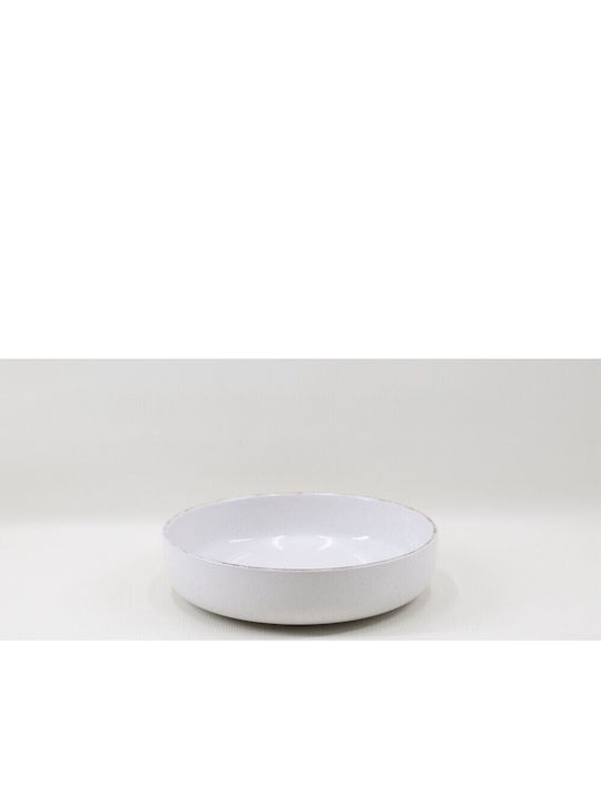 GTSA Σαλατιέρα Κεραμική Λευκή 22x22x22cm 6τμχ
