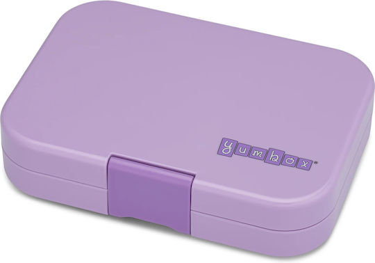 Yumbox Παιδικό Δοχείο Φαγητού Μονόκεροι από Σιλικόνη Μωβ