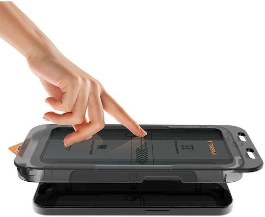 Torras Privatsphäre Gehärtetes Glas Schwarz (iPhone 17 / 17 Pro / 16 Pro)