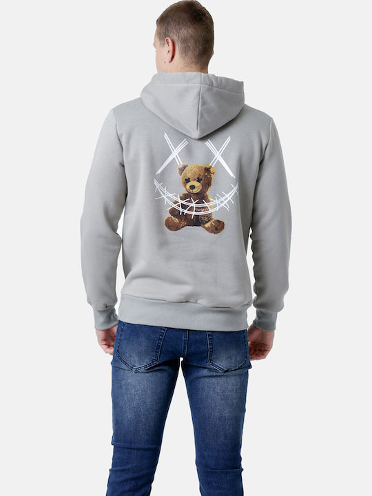 Sweatshirt with Hood Gray
