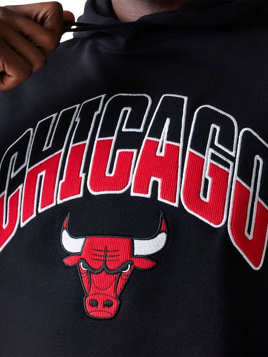 Chicago Bulls Nba Sweatshirt with Hood Black