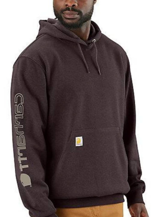 Carhartt Dark Sepia с Качулка