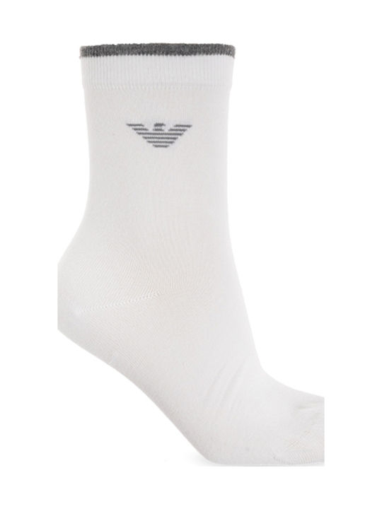 Emporio Armani Femei Șosete Grey-White 3Pachet