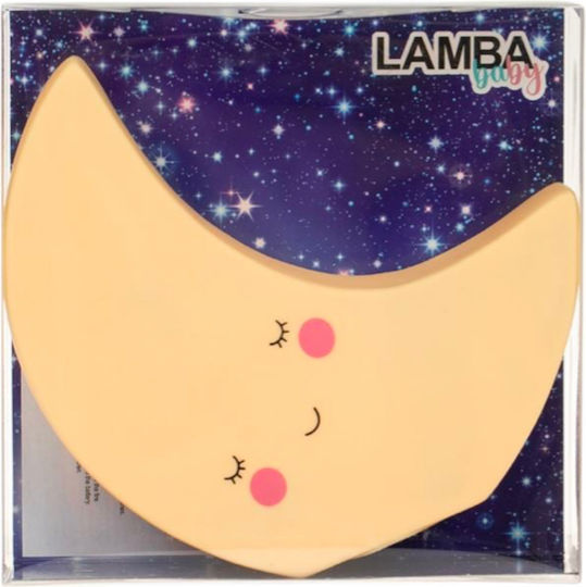 Children's Night Light Battery-Powered Moon Design 13.5x4.3x13.5cm