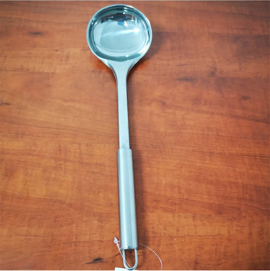 Sidirela Cooker Βαθιά Κουτάλα Σούπας Μεταλλική Ασημί 30cm