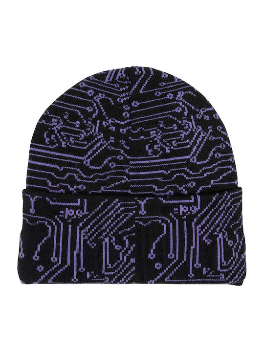 Beanie Unisex Beanie Knitted in Black color
