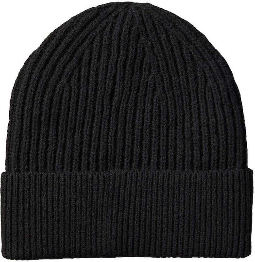 Beanie Beanie Knitted in Black color