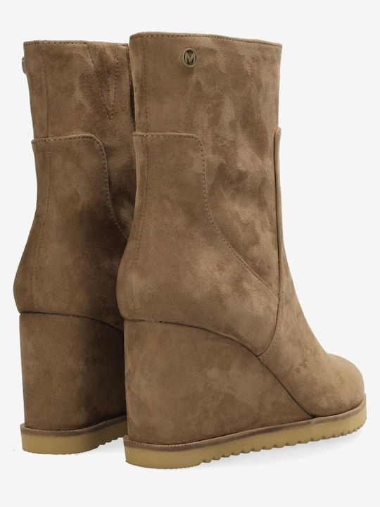 Women's Ankle Boots Platform Brown