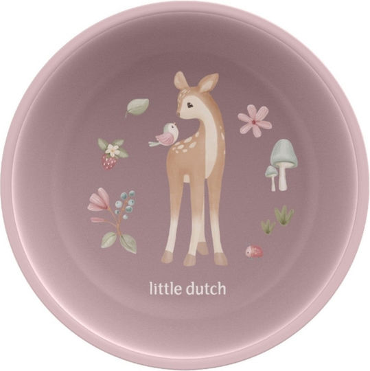 Little Dutch Feeding Set Mio Garden Friends made of Plastic Pink 2pcs