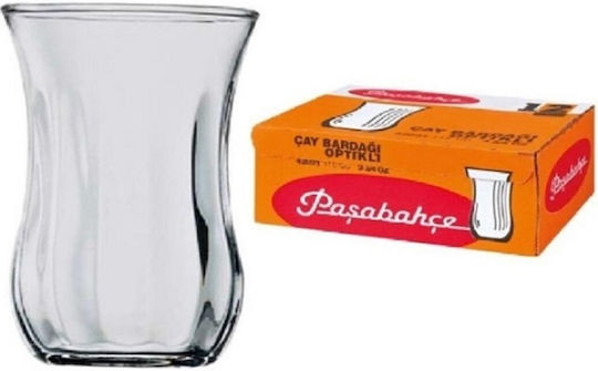 Pasabahce Set of Cups Tea Glass Transparent 12pcs