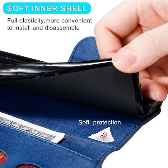 Wallet Δερματίνης Μπλε (Nokia G11 / G21)