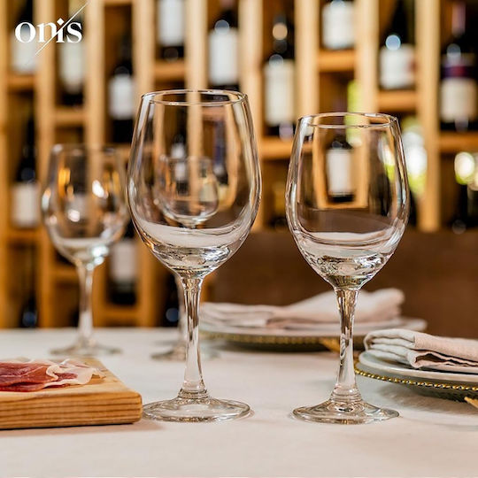 ONIS Ποτήρι για Λευκό και Κόκκινο Κρασί από Γυαλί Κολωνάτο 460ml
