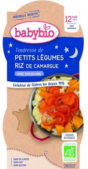Babybio Baby Meal with Flavor Vegetables with Rice for 12+ Months