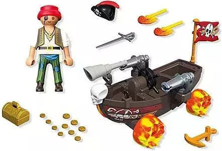 Playmobil Луда пиратска лодка за 4-10 години