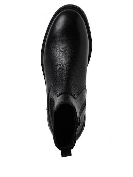Leather Black Men's Boots Anatomical