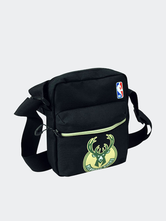 Herren Schulter / Crossbody Tasche Schwarz