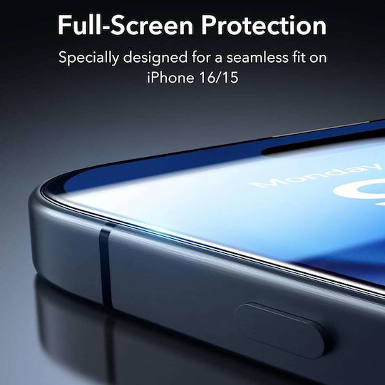Anank 3d 1x Reinforced Curved Screen Protector 10 Pack Iphone 16 Pro Clear