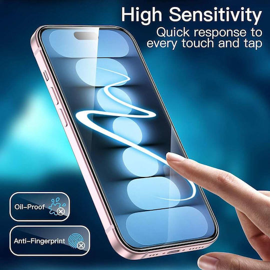 Anank Folie Protectie Curbată 3D 10 Bucăți iPhone 15 Pro Max Transparentă