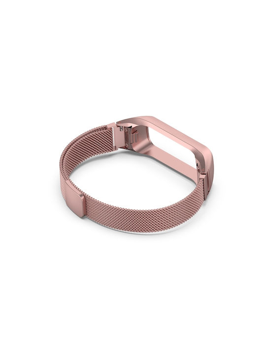 Milanese Λουράκι Ανοξείδωτο Ατσάλι Ροζ Χρυσό (Galaxy Fit 2)