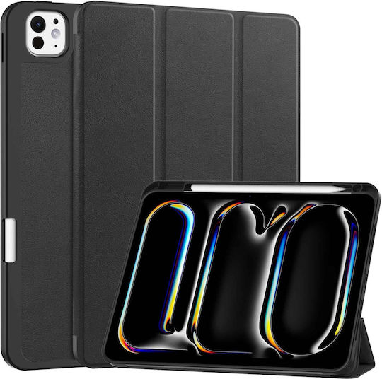 Smartcase Flip Cover Μαύρη (iPad Pro 2024 11)