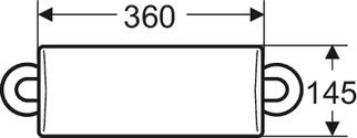 Ideal Standard Ортопедична възглавница в Бял цвят S688467