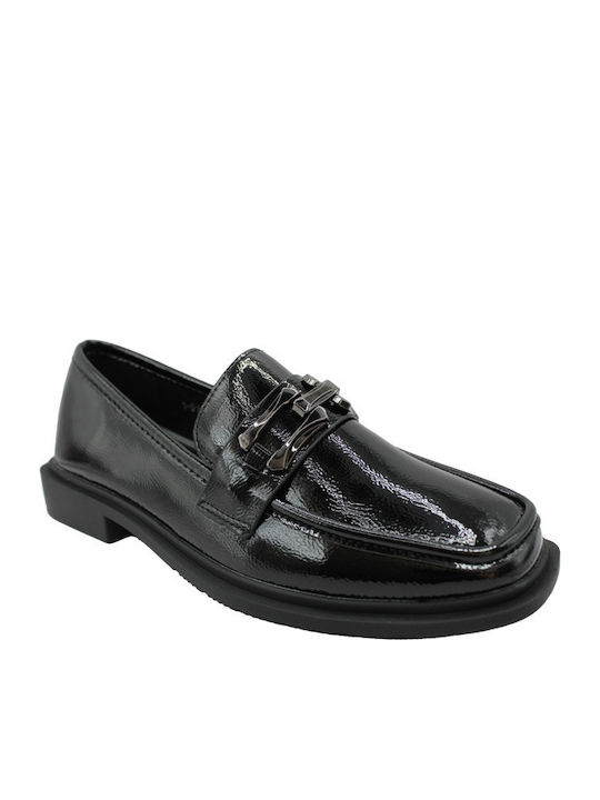 Λουστρίνι Γυναικεία Loafers σε Μαύρο Χρώμα