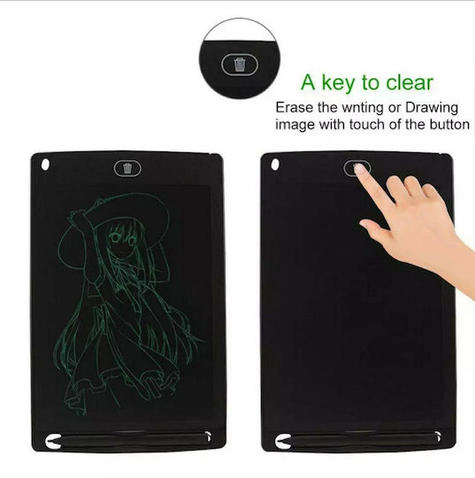 Tabletă de Scris și Desenat de 12 Inch Ecran LCD Negru