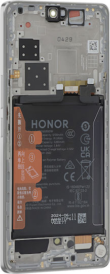 Honor Οθόνη με Μηχανισμό Αφής για Honor 200 Pro (Λευκό)