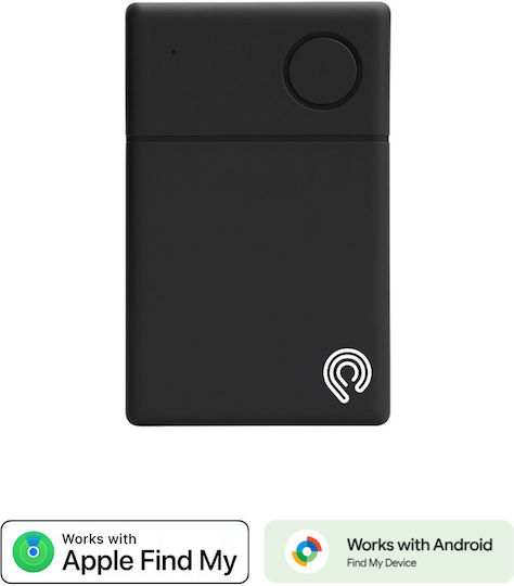 Hyperloq NeoCard Apple Find My Черен Презареждащ се