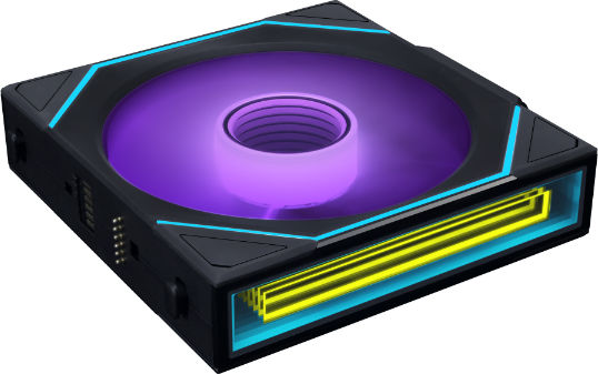 Lian Li UNI FAN TL Reverse Blade Case Fan 140mm Without LED Lighting