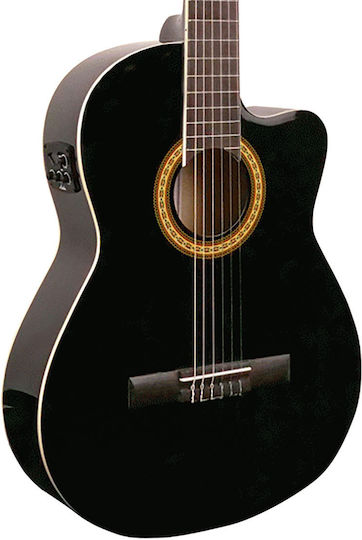 Ashton Electro-Clasic Chitară 4/4 CG44CEQ Negru