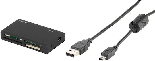 Vivanco Cititor Card USB 2.0 pentru Card SD/microSD/Memory Stick/CompactFlash/xD