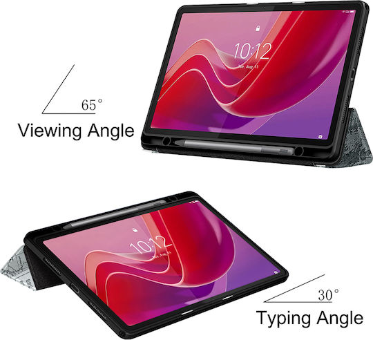 Sonique Flip Cover Δερμάτινη Paris (Lenovo Tab M11 11)