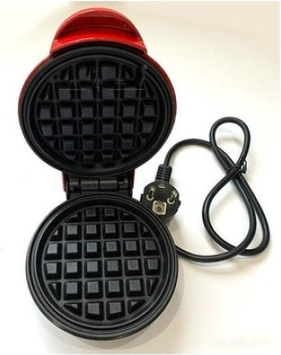 Mini Βαφλιέρα για Στρογγυλές Βάφλες 350W
