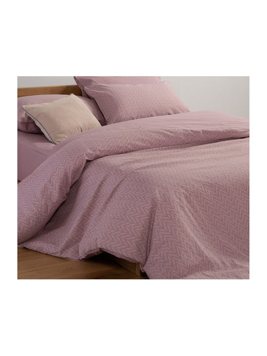 Nef-Nef Homeware Suspen Σετ Σεντόνια Υπέρδιπλα 240x270εκ. Caramel (4τμχ)