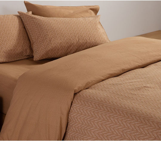 Nef-Nef Homeware Сет Чаршафи 240x270см. Suspen Карамел 4бр
