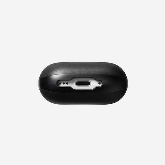 Nomad Θήκη Δερμάτινη σε Μαύρο χρώμα για Apple AirPods 4
