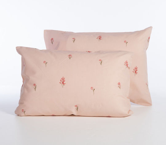 Nef-Nef Homeware Bamb.fragesca Pillowcase with Envelope Cover Grey 52x72cm.