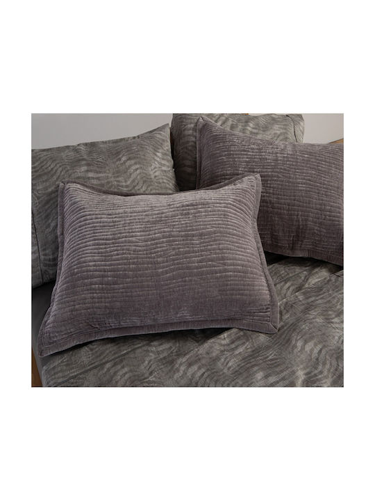 Nef-Nef Homeware Brave Pillowcase Set Oxford Mocca 52x72cm.