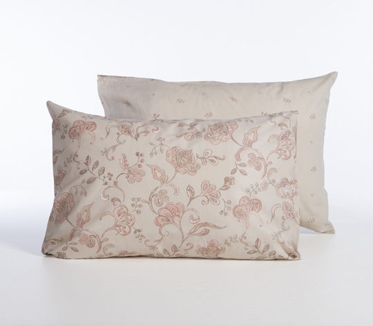 Nef-Nef Homeware Bamb.carena Калъфка за Възглавница с корица за плик Розов 52x72см.